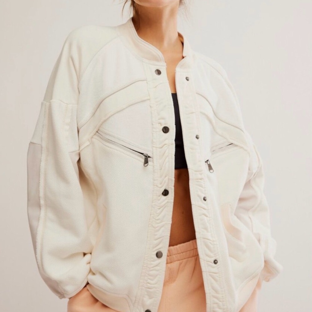 FP MOVEMENT Extra Winnings Cardi / Ivory Combo  XL